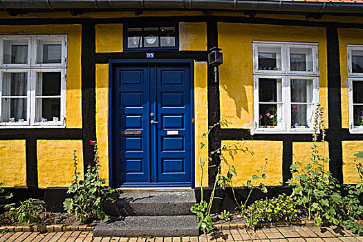 木结构房屋,丹麦,欧洲