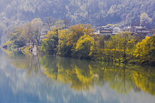 皖南山乡田园风光