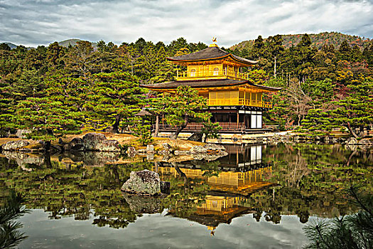 京都,日本,金庙,印度