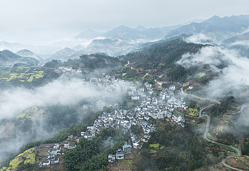 歙县坡山古村