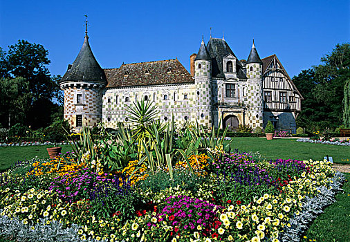 法国,诺曼底,圣日耳曼,靠近,城堡,日耳曼,15世纪