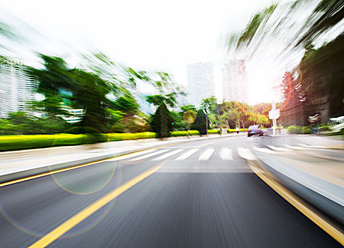 道路,动感