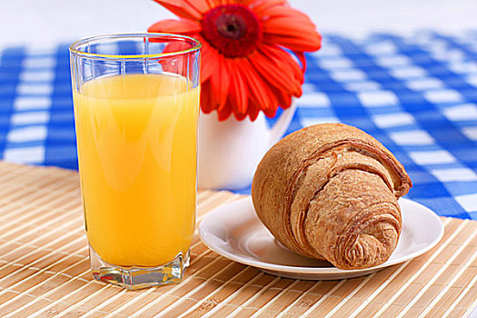 欧式早餐,橙汁