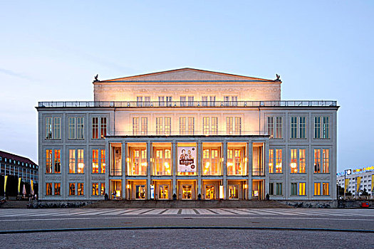 剧院,莱比锡,德国,欧洲