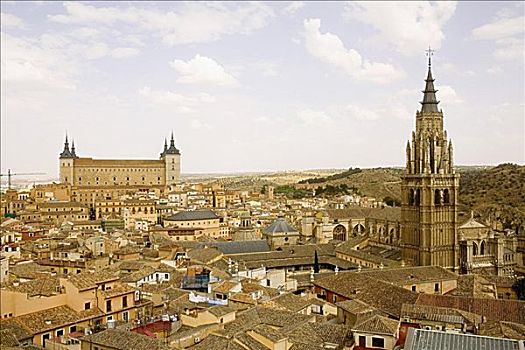 大教堂,城市,托莱多,西班牙