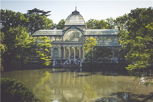 水晶宫,丽池公园,马德里,西班牙