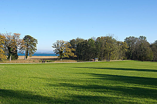 德国慕尼黑周边基姆湖,chiemsee,上男人岛,herreninsel