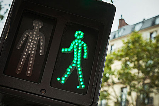 人行横道,红绿灯,展示,绿色,信号