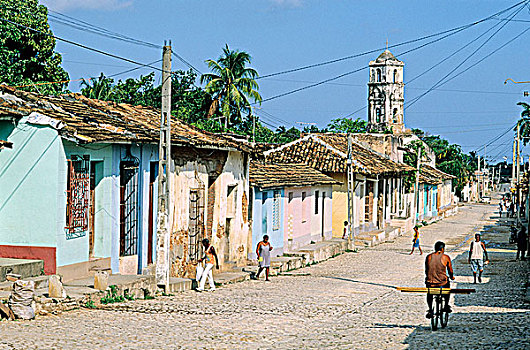 古巴,特立尼达,街道