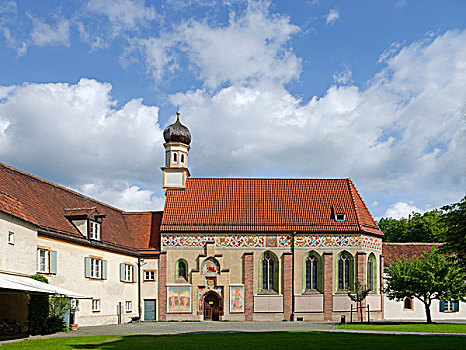 圣三一教堂,城堡,小教堂,慕尼黑,上巴伐利亚,巴伐利亚,德国,欧洲