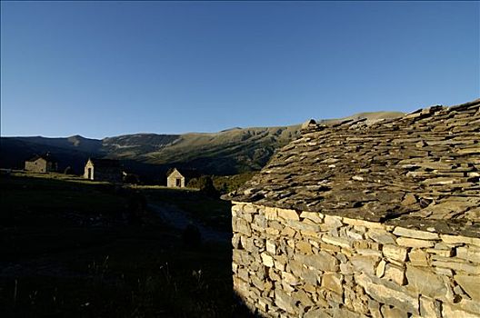 西班牙,阿拉贡,峡谷,靠近,乡村