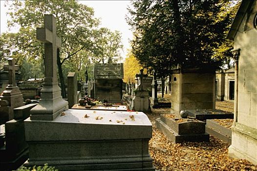 法国,巴黎,拉雪兹神父公墓,墓地