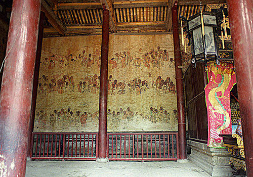 少林寺保存的古代壁画