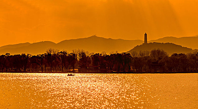 北京市玉泉山景观