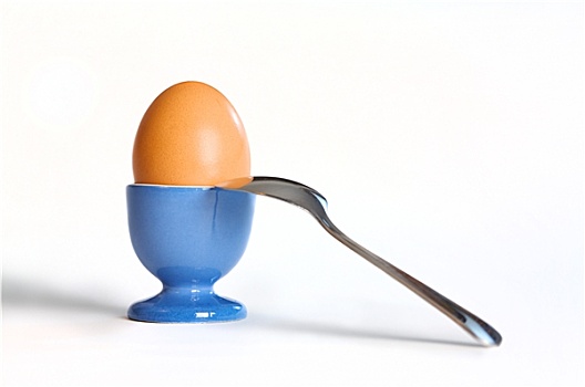 早餐鸡蛋,银匙