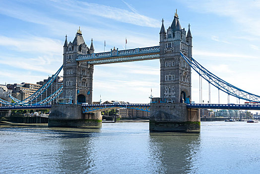塔桥,上方,泰晤士河,伦敦,英国,英格兰