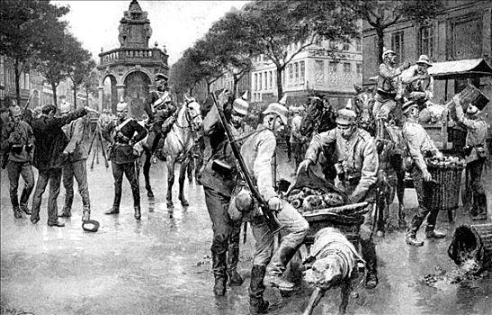 德国人,军队,城市,比利时,第一次世界大战