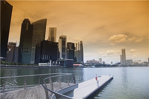 城市,新加坡,金融中心