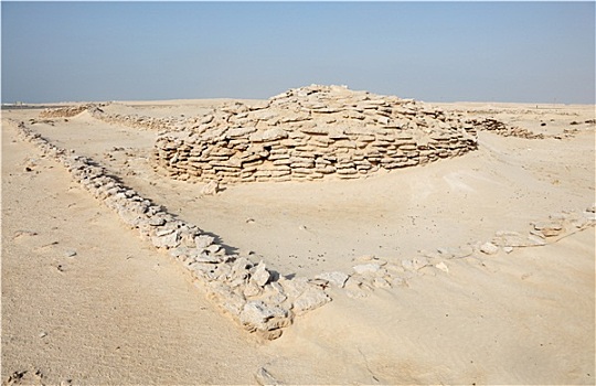 堡垒,遗址,卡塔尔,中东