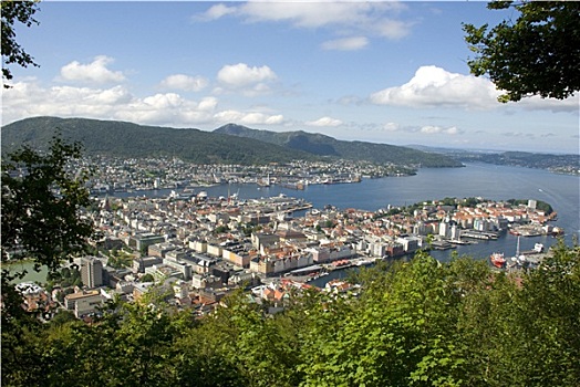 看,卑尔根,挪威