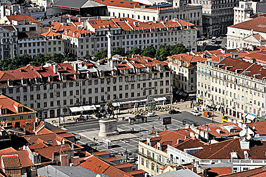 远眺,里斯本,葡萄牙,欧洲