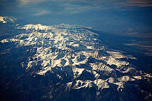 航拍,雪山