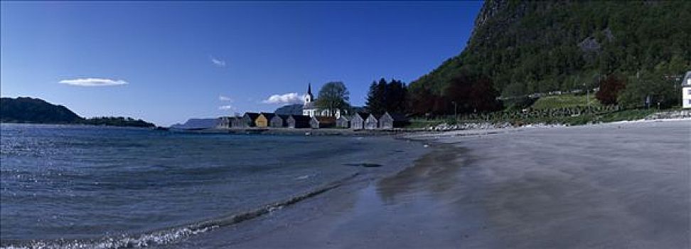 海滩,半岛,挪威,斯堪的纳维亚,欧洲