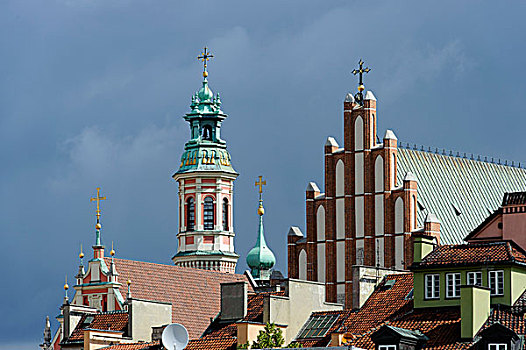 大教堂,华沙,省,波兰,欧洲