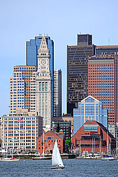 波士顿,建筑,特写