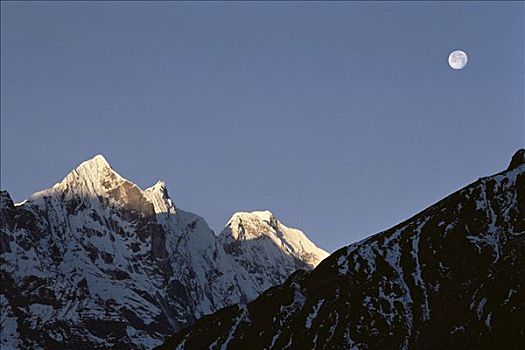 日出,上方,尼泊尔