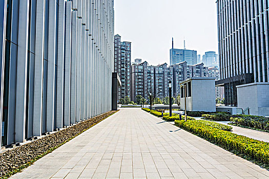 上海现代办公楼的大都市