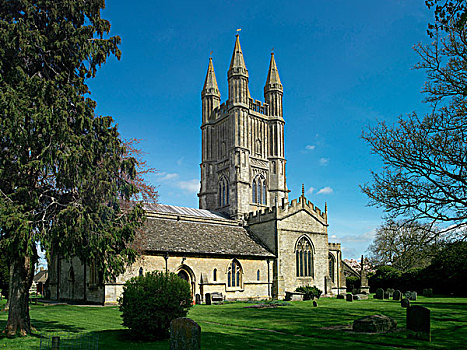 教堂,墓地,威尔特,英格兰,英国