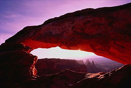 峡谷地国家公园,日出,犹他,美国