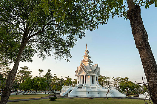 寺院,庙宇,白色,清莱,北方,泰国,亚洲