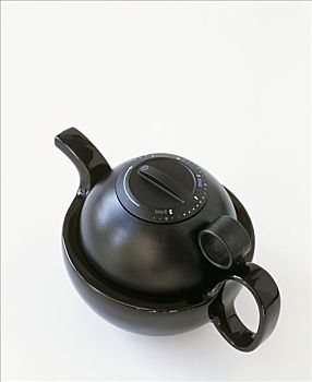 黑色,茶壶,计时器