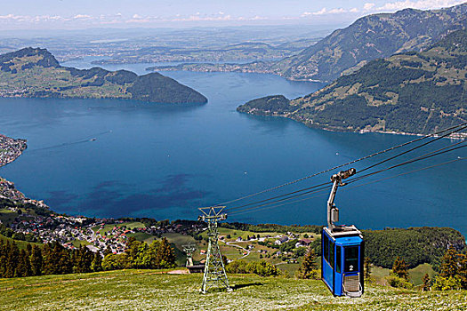 风景,琉森湖,瑞士