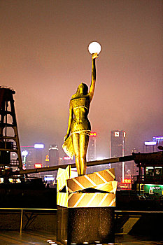 維多利亞港銅像雕塑