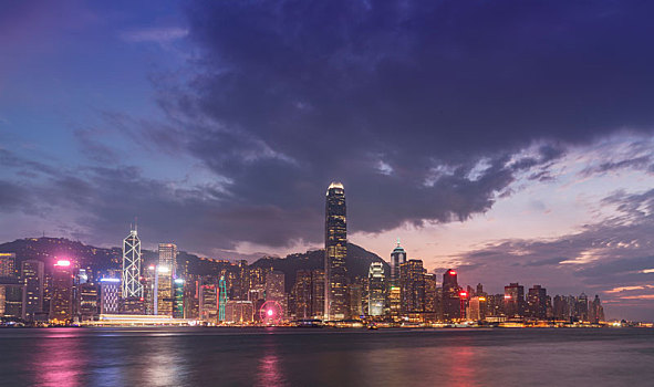 建筑,维多利亚港,香港,中国