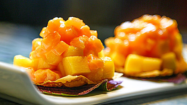 芒果水果沙拉