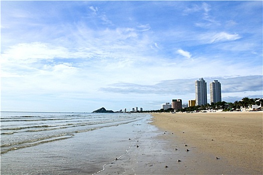 海滩,泰国