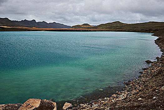 冰岛,湖,雷克雅奈斯,半岛