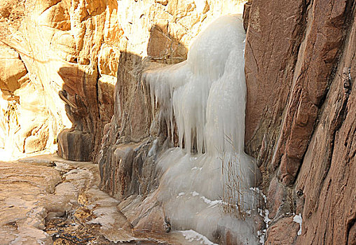 峡谷冰瀑