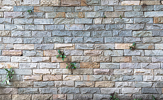 石砖墙背景