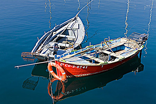 渔船,海洋,码头,加利西亚,西班牙