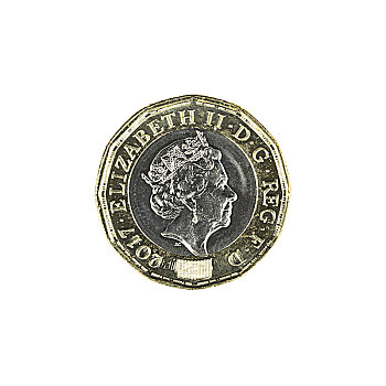 英国,一镑,英磅,硬币