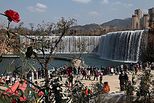 中国最大的瀑布公园