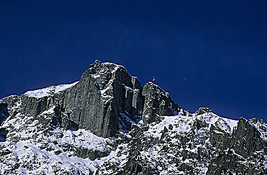 法国,阿尔卑斯山,上萨瓦省,攀升