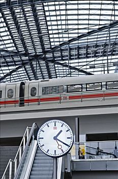 ice列车,枢纽站,柏林,德国
