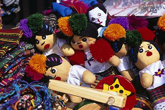 纪念品,娃娃,干盐湖,卡门,马雅里维拉,尤卡坦半岛,墨西哥