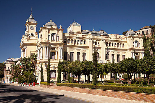 市政厅,马拉加,安达卢西亚,西班牙,欧洲